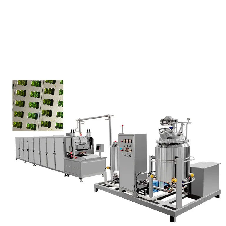Industrial Automatic Bear Machine Candy Making Production Line for Candy Manufacturers