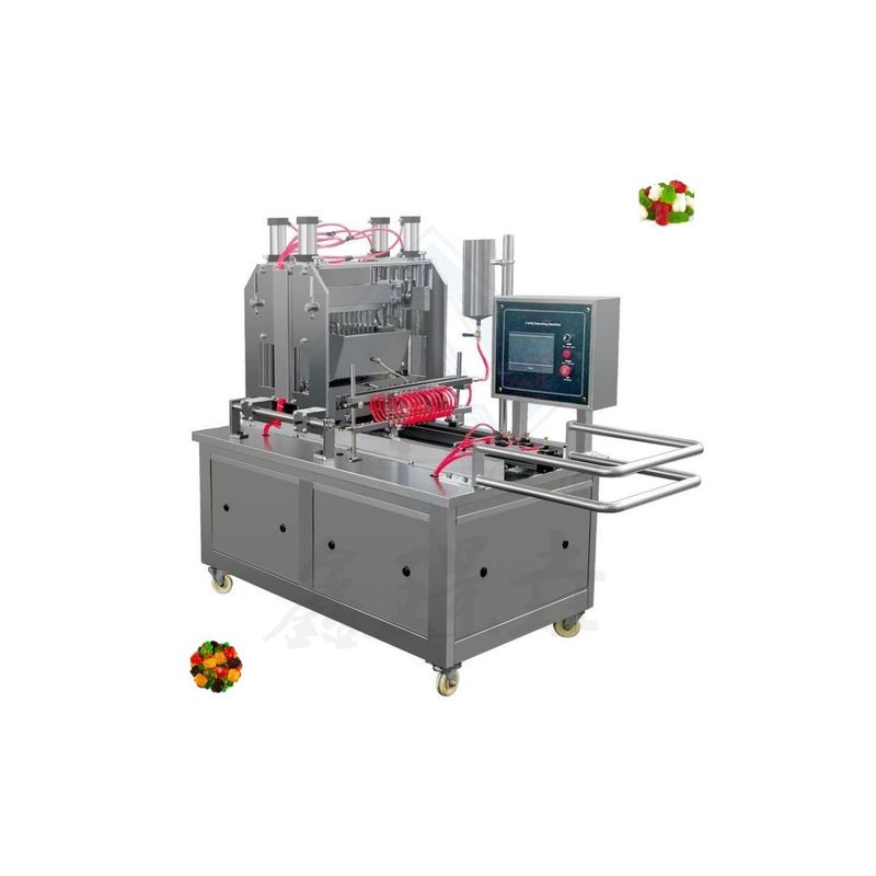 3kw Semi Automatic Bears Beans Rings Gummy Candy Depositing Machine for Candy Forming