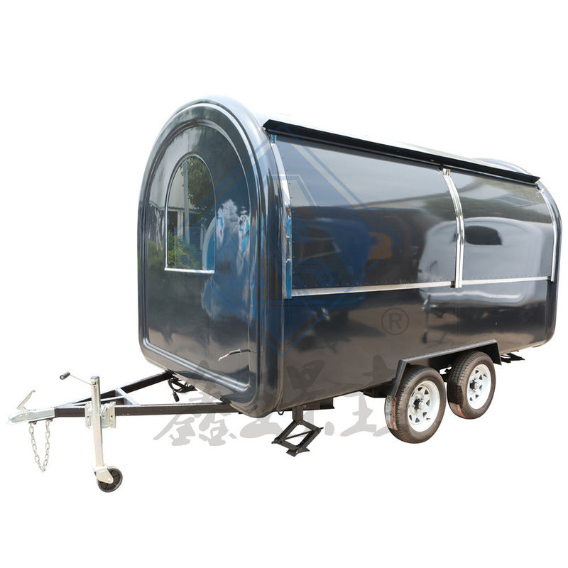 500CM Single Axle Nice Design Mobile Food Truck with Customized Color and Round Model