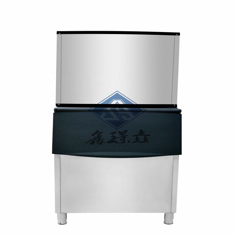 Industrial Ice Cube Making Machine 700P 227kg/day with 500KG Ice Storage Capacity