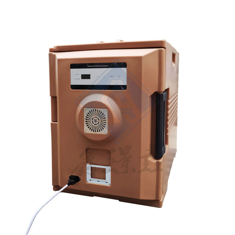 53x33.5x51cm Inner Size LLDPE Food Grade Plastic Heat Electric Warmer Food Box with PU Foam