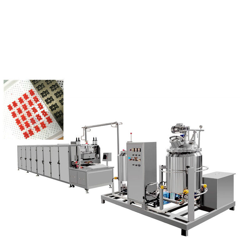 70KW Hard Candy Making Machine for Automatic 150kg/h Toffee Sweets Production Line