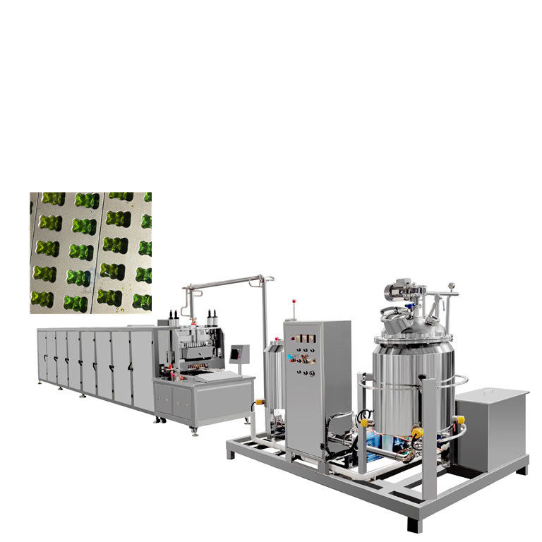 Industrial 150kg/h Hard Candy Automatic Machine for Toffee Sweets and Lollipops Production
