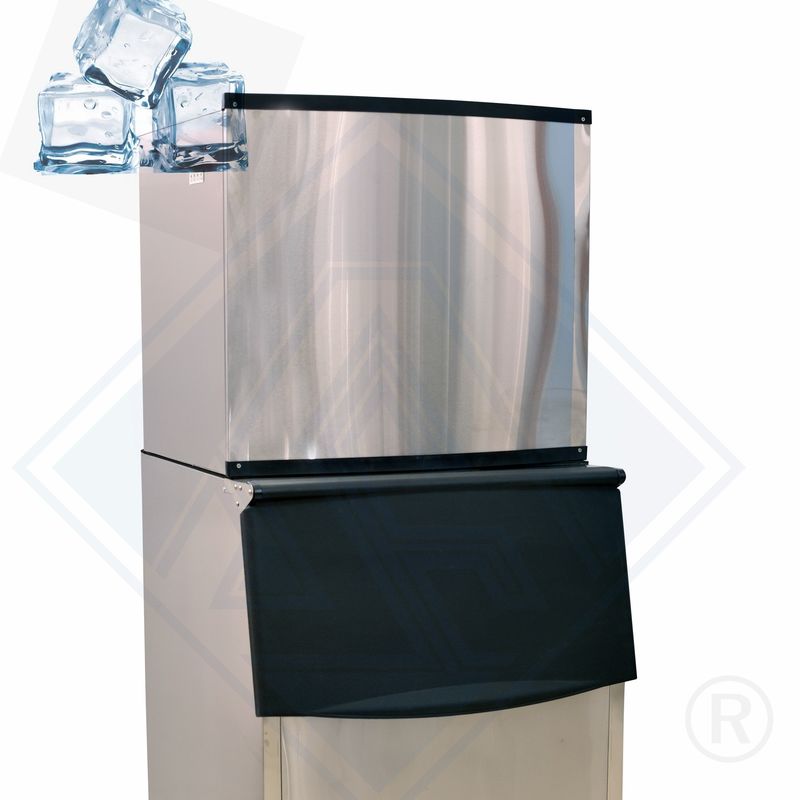 Air Cooling Water Cooling Industrial Ice Cube Machine 500kg for Ice Cream Production