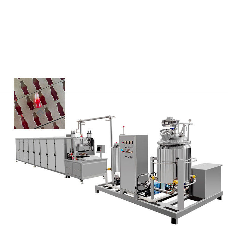 300Kg/h Industrial Hard Candy Making Machine for Toffee Sweets Lollipop Production Line