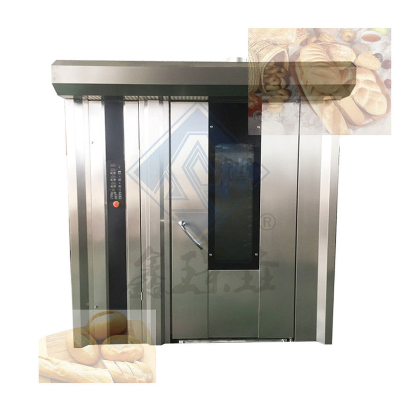 Good 32 Trays Biscuits Pan Cake Bread Automatic Rotary Oven with Steam Function Made