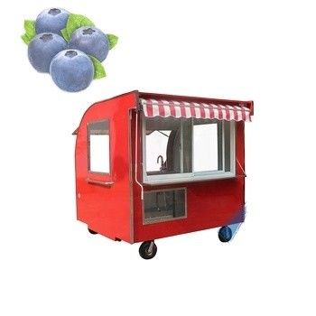 Outdoor Street Food Cart Easy Moving Frozen Food Transportation Truck for Small Pizza