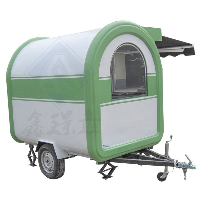 250*160*210cm Custom Size Street Mobile Kitchen Mobile Ice Cream Fast Food Car