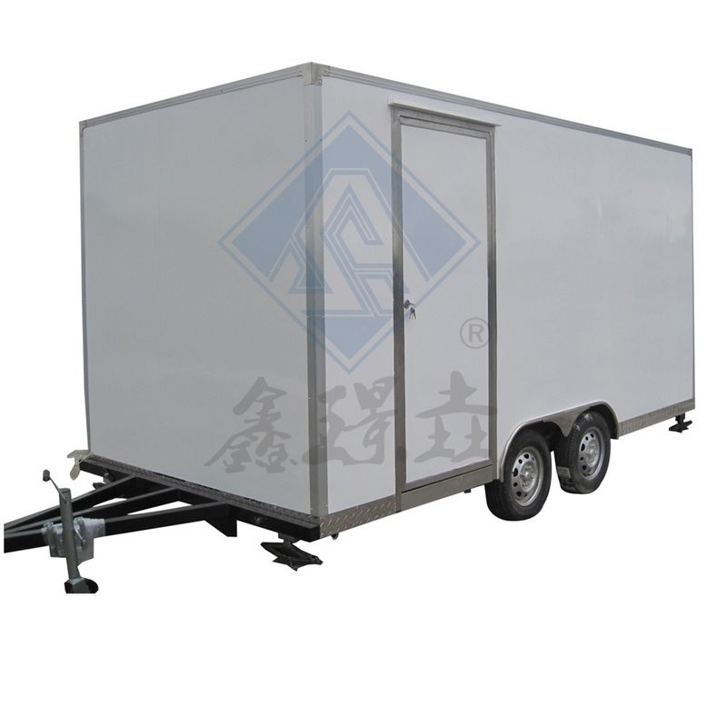 Outdoor Street Food Cart Mobile Hamburger and Ice Cream Trailer for Outdoor Festivals