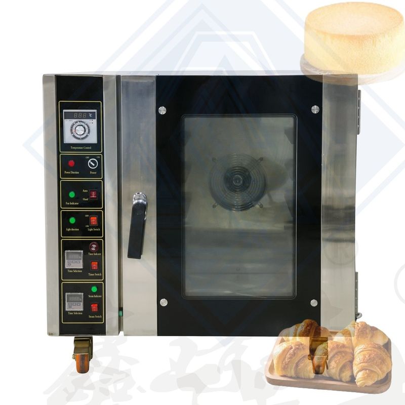 5 Tray Hot Air Circulation Electric Convection Oven for Industrial Bread and Cake Baking