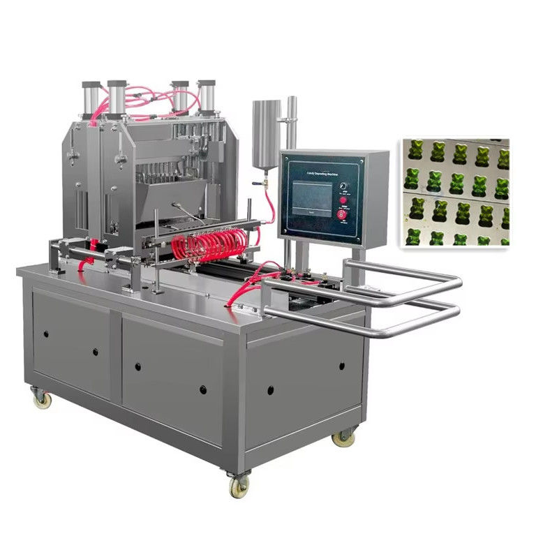 50kg/h Chocolate Toffee Lollipop Gummy Bear Machine for Candy Production in Various Fields