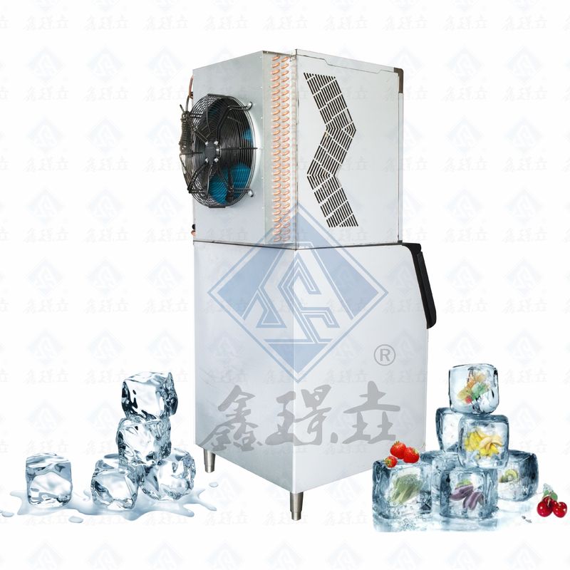 Cooling Way Air Cooling Stainless Steel Ice Cube Making Machine for Coffee Shop