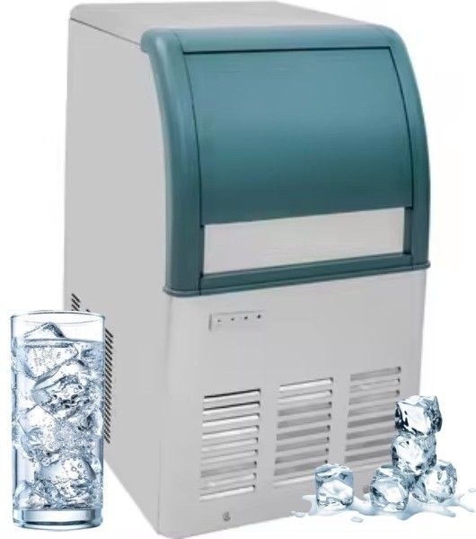 100KG Ice Storage Capacity Commercial Ice Maker for Restaurant made of Stainless Steel