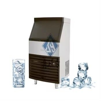 Stainless Steel Commercial Ice Cube Maker 22*22*22mm Ice Size Cube Ice Making Machine