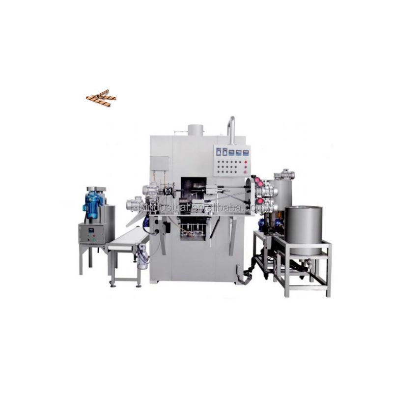 3400x1700x2250mm High Productivity Sweet Crisp Wafer Roll Making Machine For Business