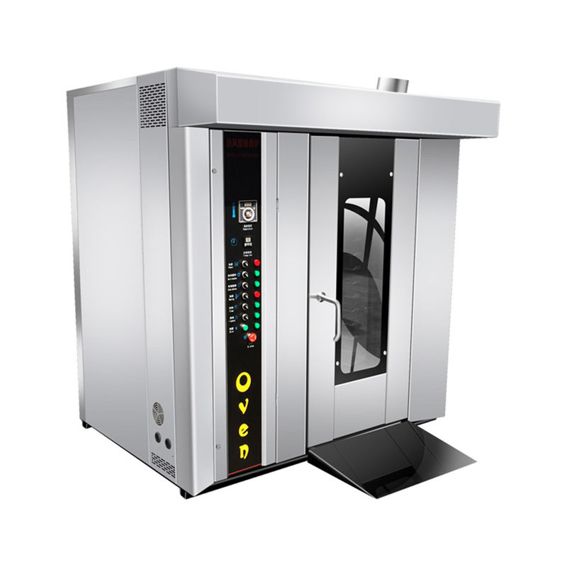 Electric/Diesel/Gas Powered 32 Trays Gas Rotary Oven for Bakery Flour Raw Material